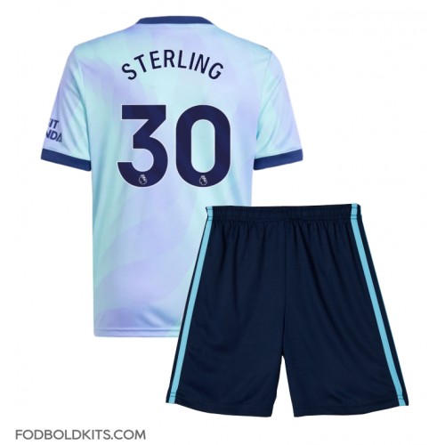 Arsenal Raheem Sterling #30 Tredje sæt Børn 2024-25 Kortærmet (+ Korte bukser)